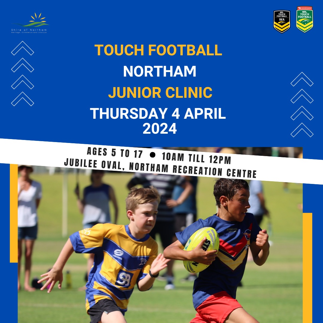 Northam Touch Football Junior Clinic