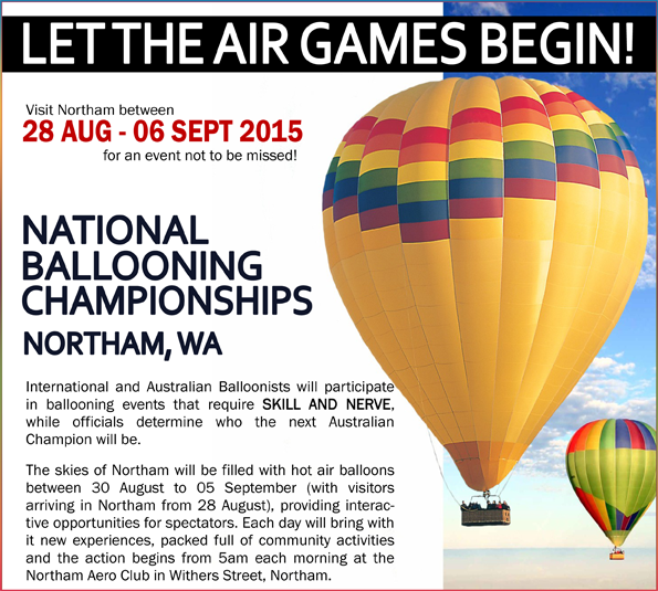 National Ballooning Championships Northam 2015