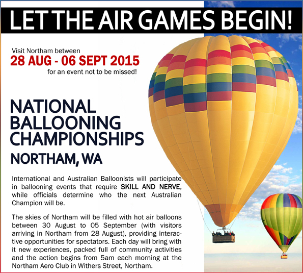 Ballooning Championship Northam 2015 Ballooning Championship Northam 2015