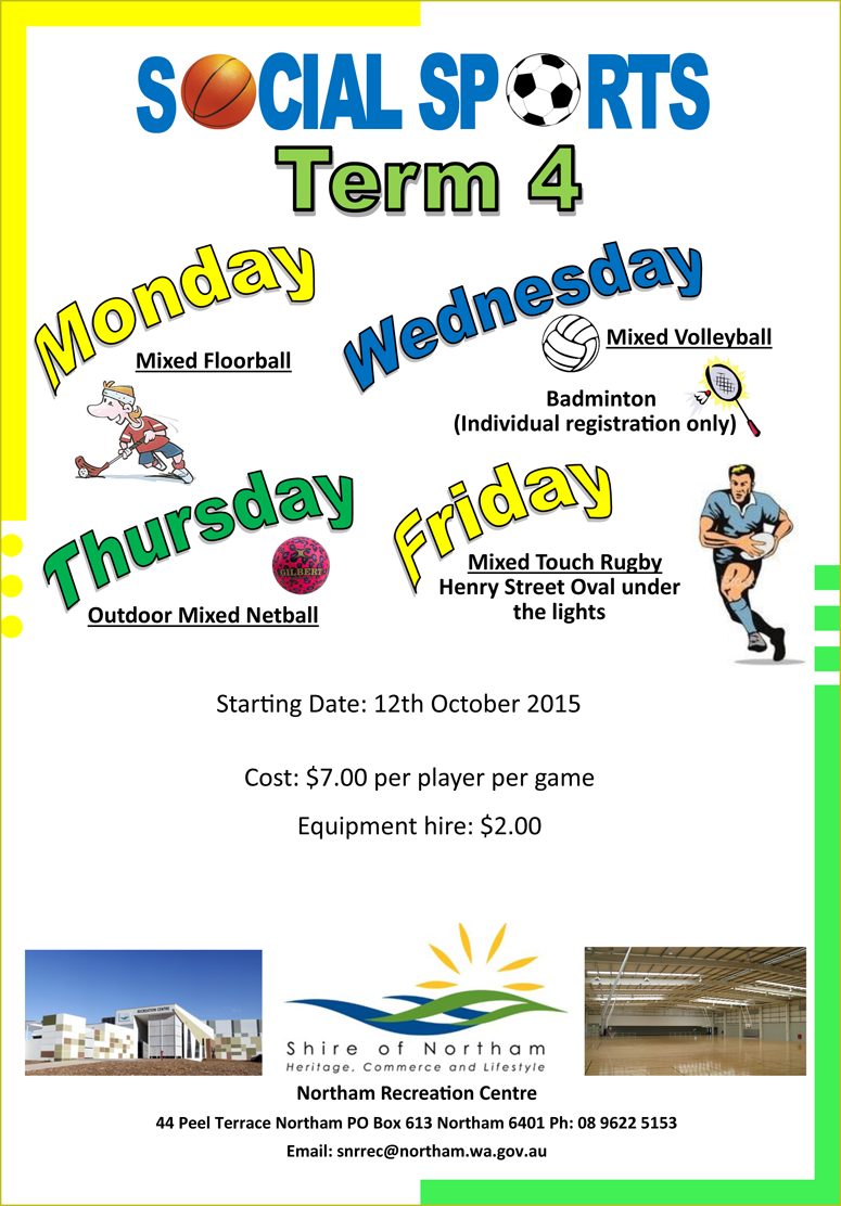 Social Sports Term 4 Social Sports Term 4