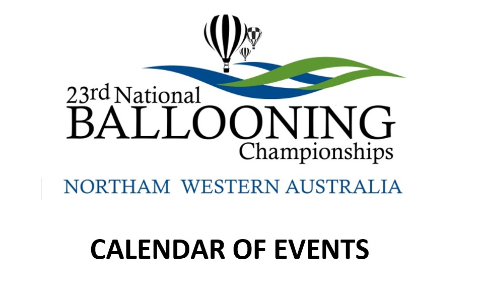 Nationals Calendar of Events