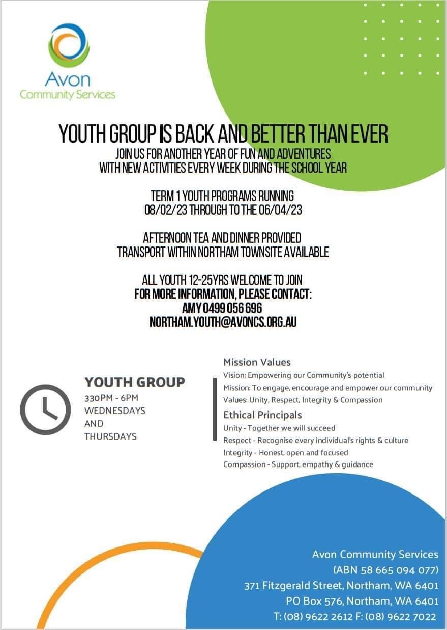 Youth Group With Avon Community Services