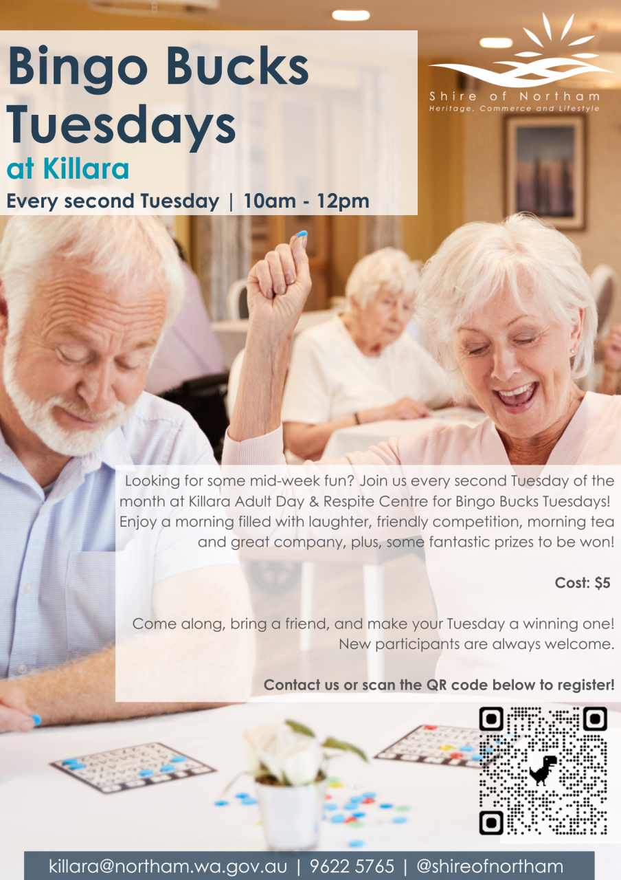 Bingo Bucks Tuesdays at Killara