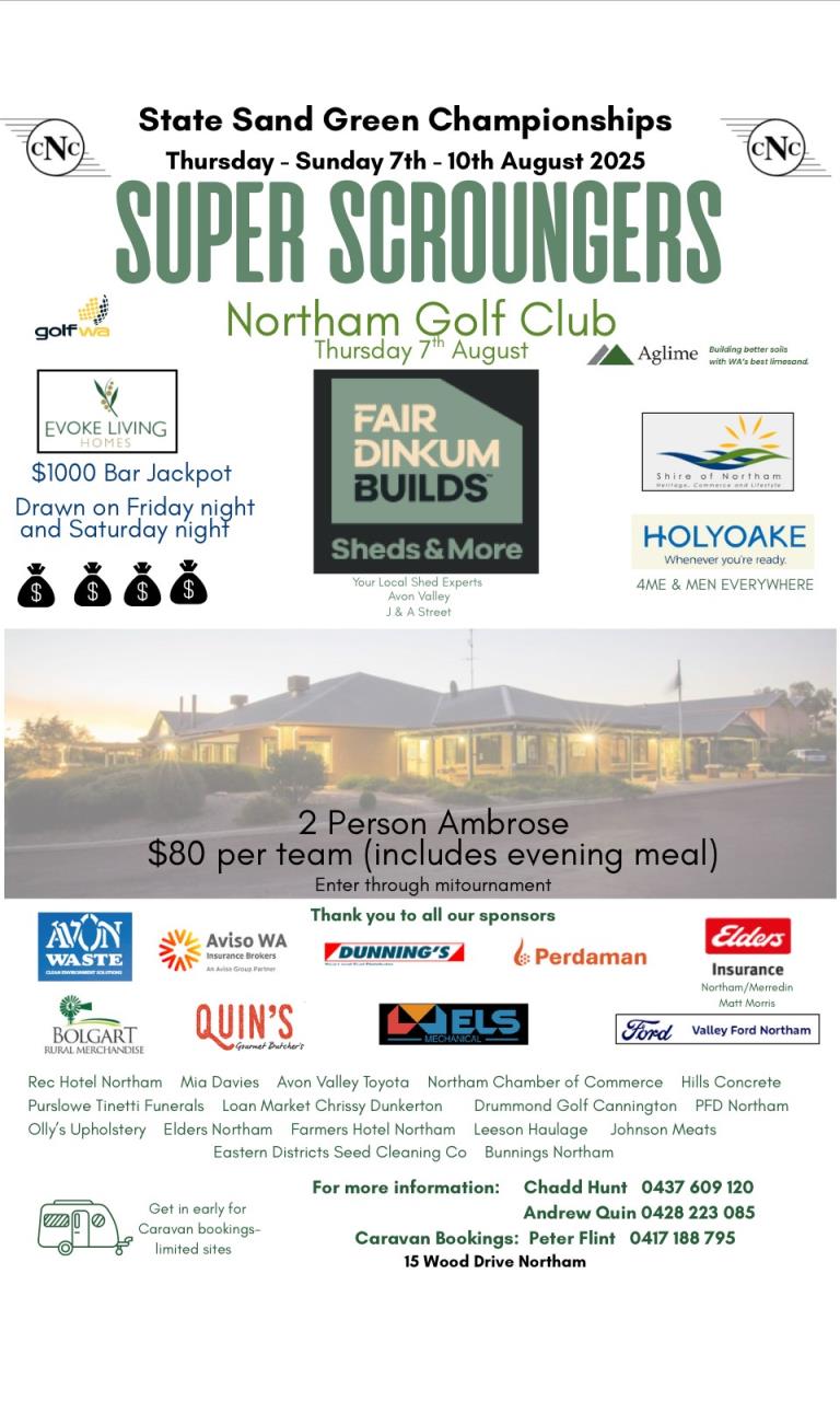 State Sands Championships at Northam Golf Club