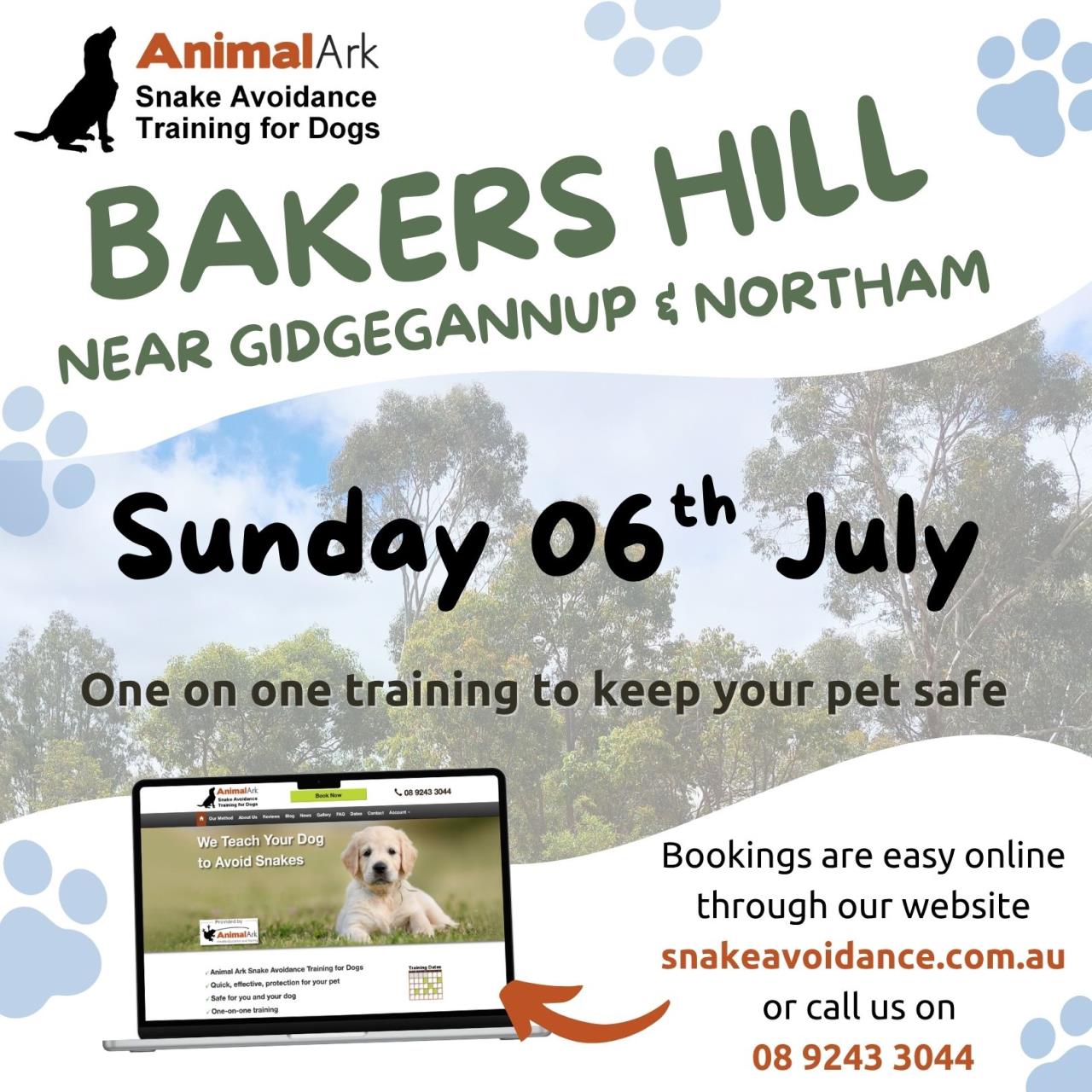 Snake Avoidance Training for Dogs- Bakers Hill