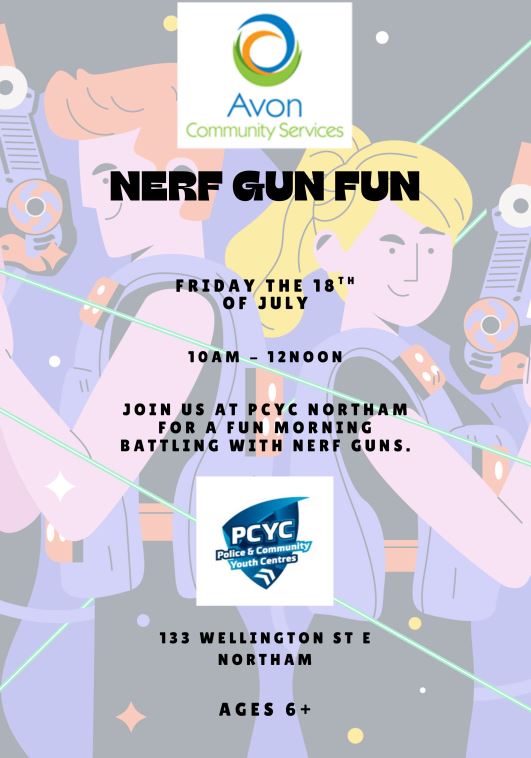 Northam School Holiday Activities- Nerf Gun Fun
