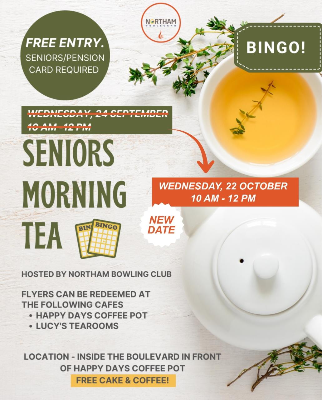 Seniors Morning Tea