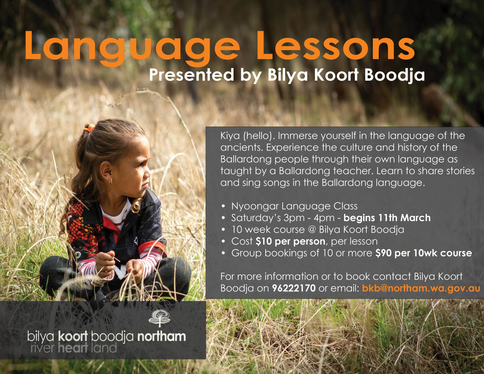 Nyoongar Language Lessons at Bilya Koort Bilya