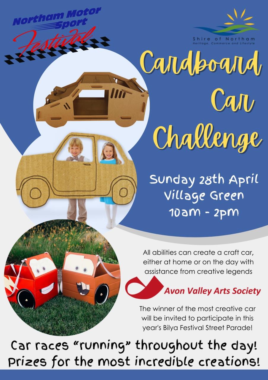 Cardboard Car Challenge at Northam Motorsport Festival