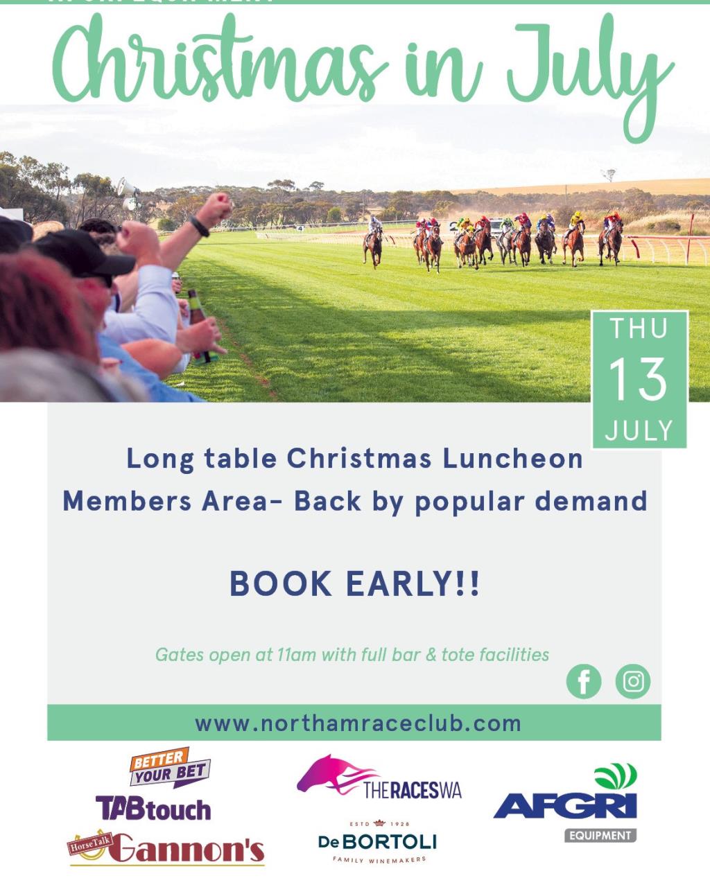 Christmas In July- Northam Race Club