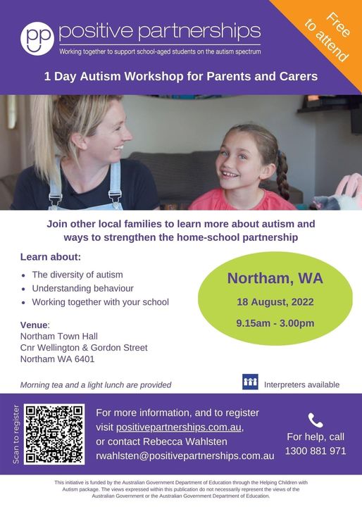 Positive Partnerships - 1 Day Autism Workshop for Parents and Carers