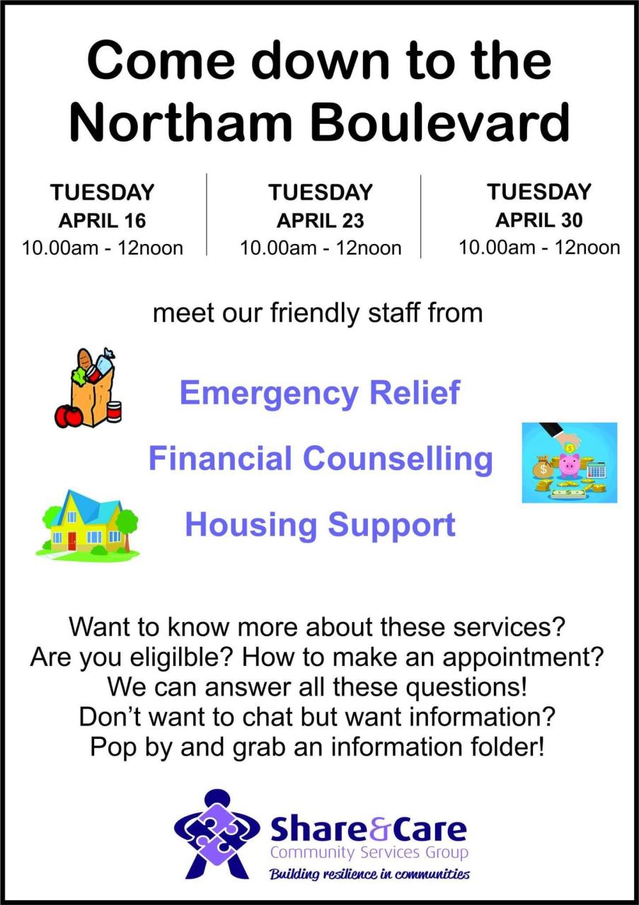 Share & Care Information Stall