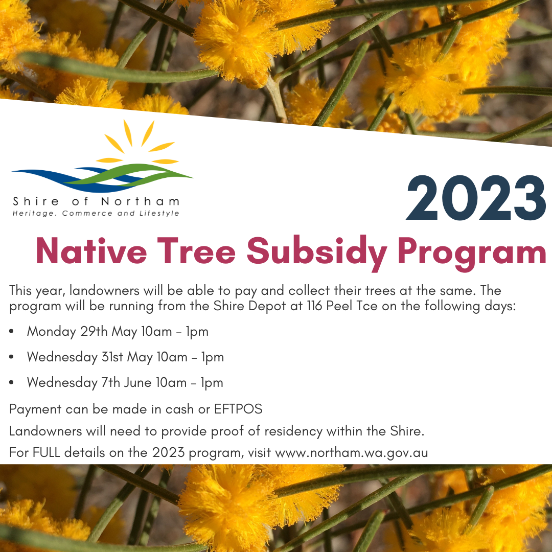 2023 NATIVE TREE SUBSIDY PROGRAM